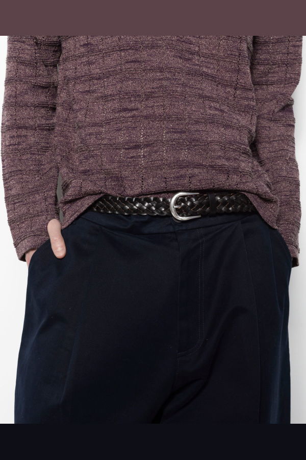 Studio Nicholson Plaited Leather Belt