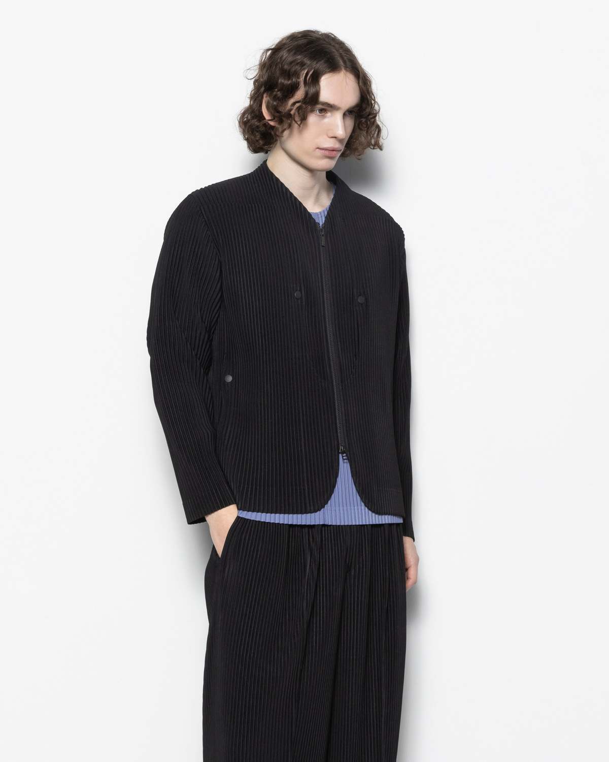 HOMME PLISSE ISSEY MIYAKE Quarry Jacket - Black - Image 2 of 5