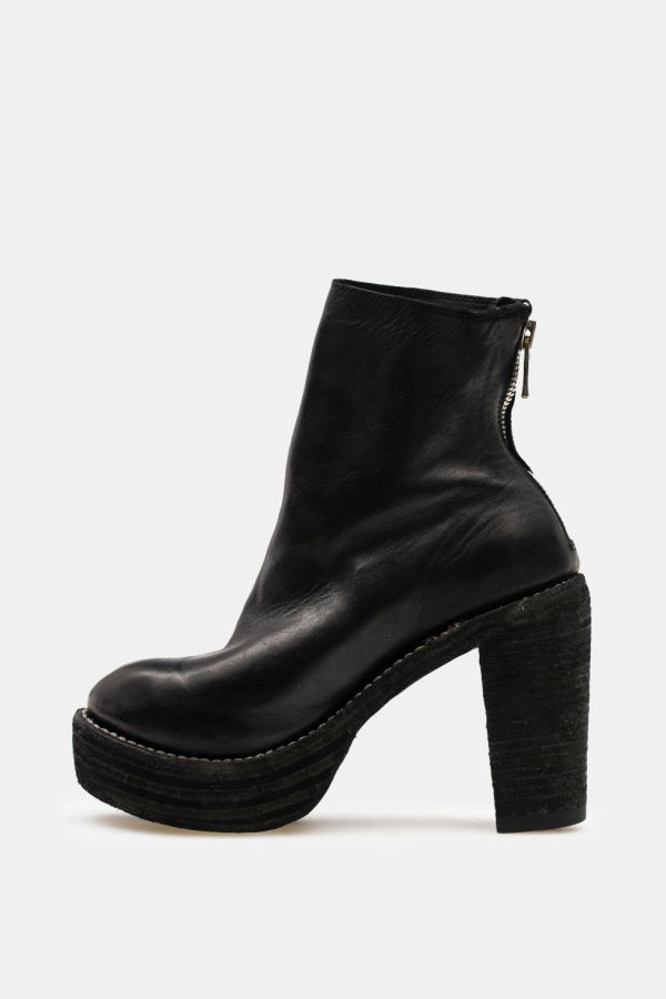 Guidi 15006M Back Zip Boots - Black