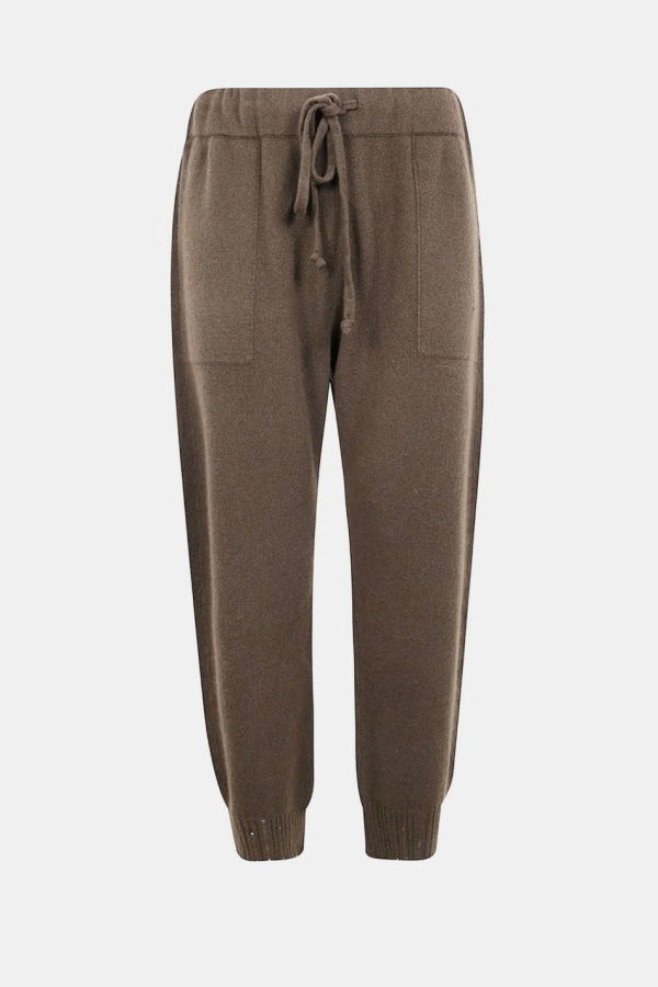 Uma Wang Drawstring Knitted Trousers - Army Green