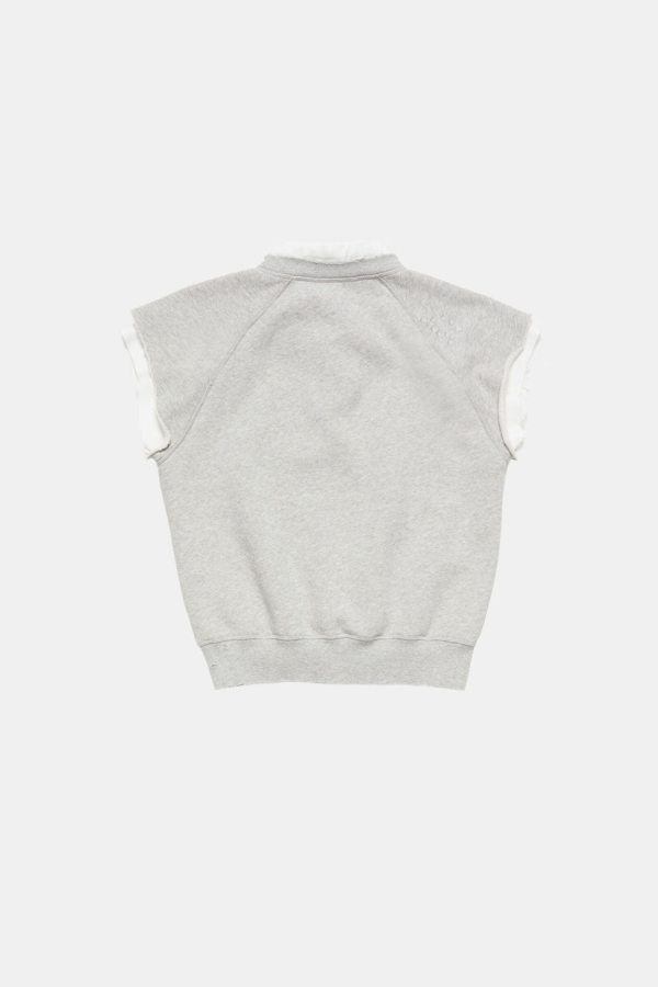 Acne Studios Layered Fleece Vest - Grey Melange