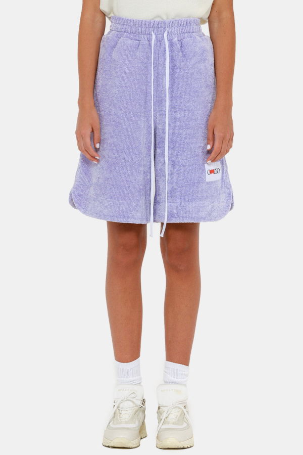 XOXOGOODBOY Oversized Logo Patch Towel Shorts - Violet