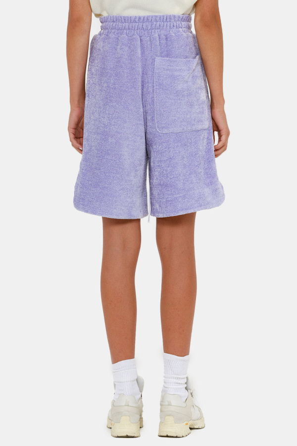XOXOGOODBOY Oversized Logo Patch Towel Shorts - Violet