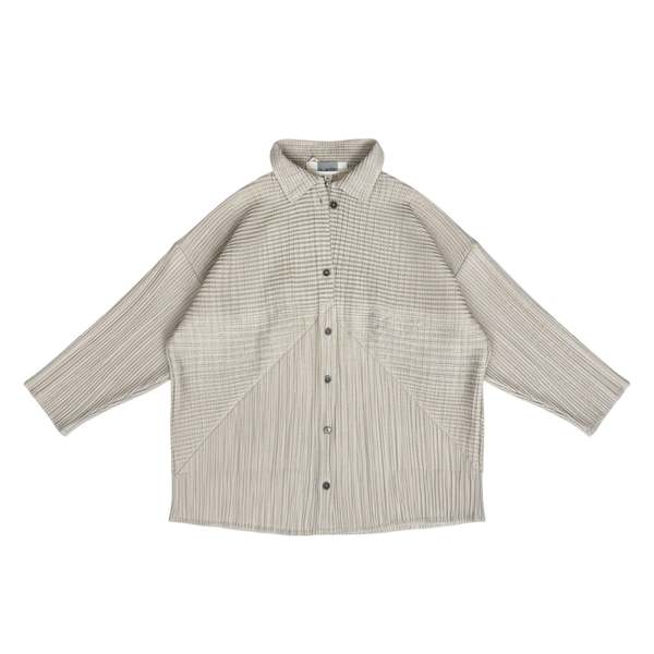 London Atelier Byproduct Multi Way Accordion Pleated Shirt