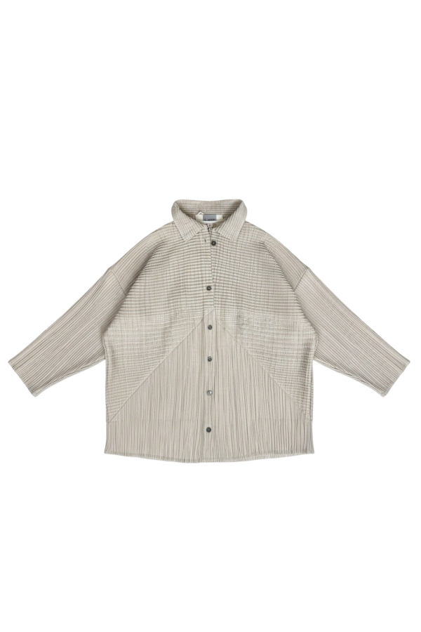 London Atelier Byproduct Multi Way Accordion Pleated Shirt