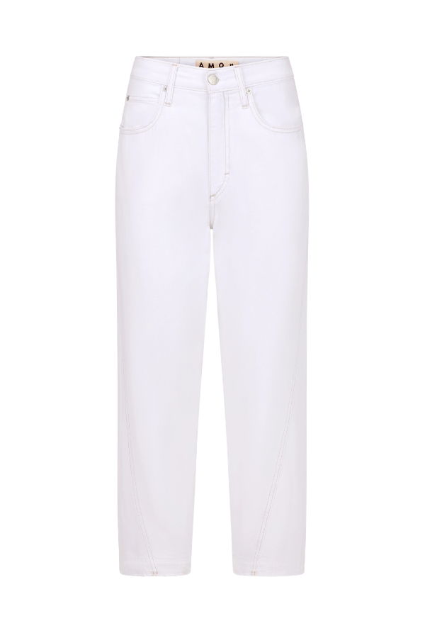 amo denim Maria Jean in Chalk Jeans