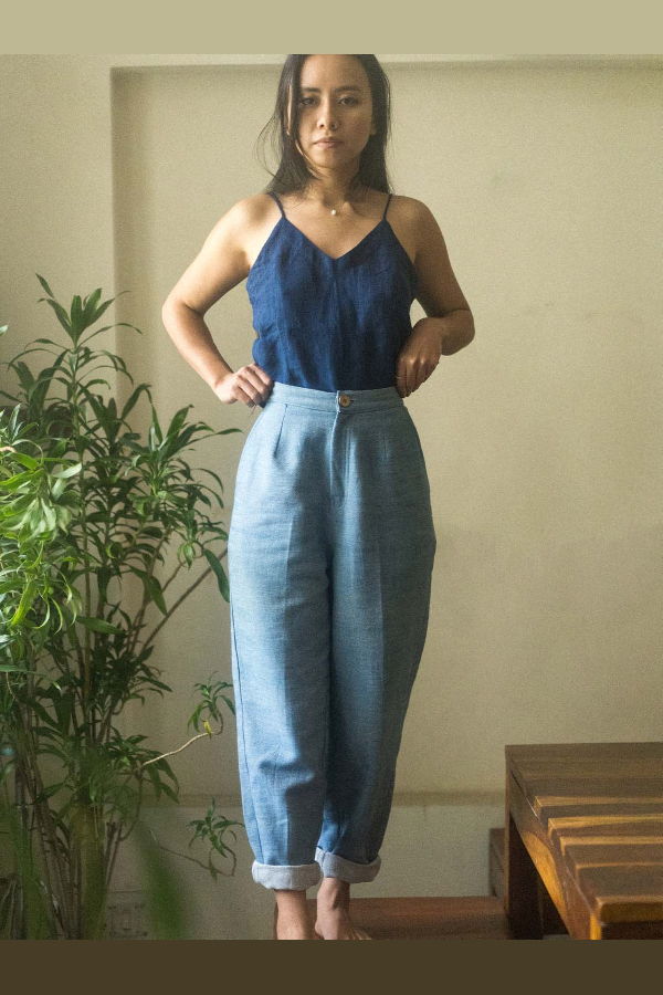 Studio Within Cerulean Pants - Medium Indigo