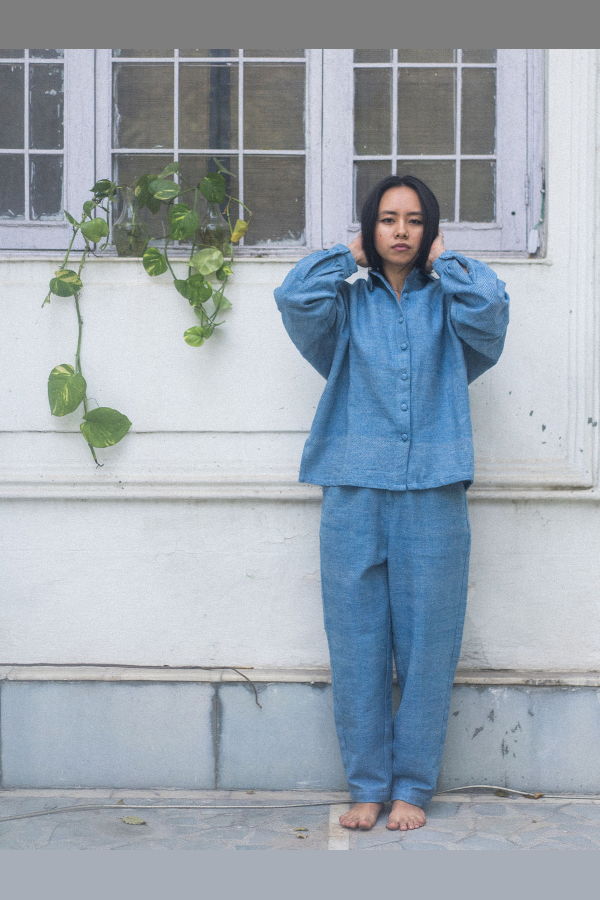 Studio Within Cerulean Shirt