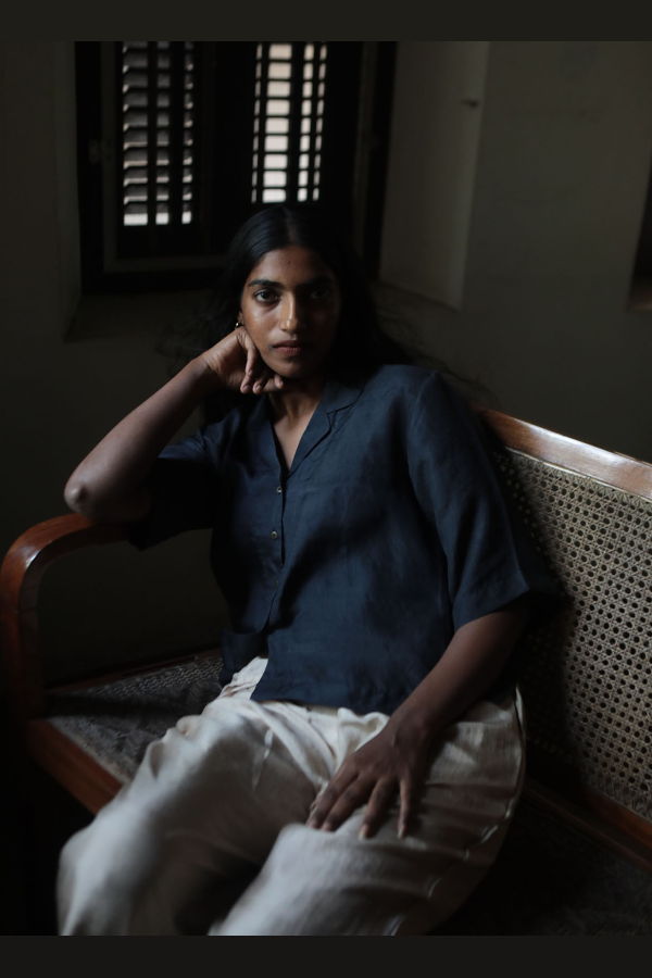 Studio Within Camp Collar Shirt - Charcoal 