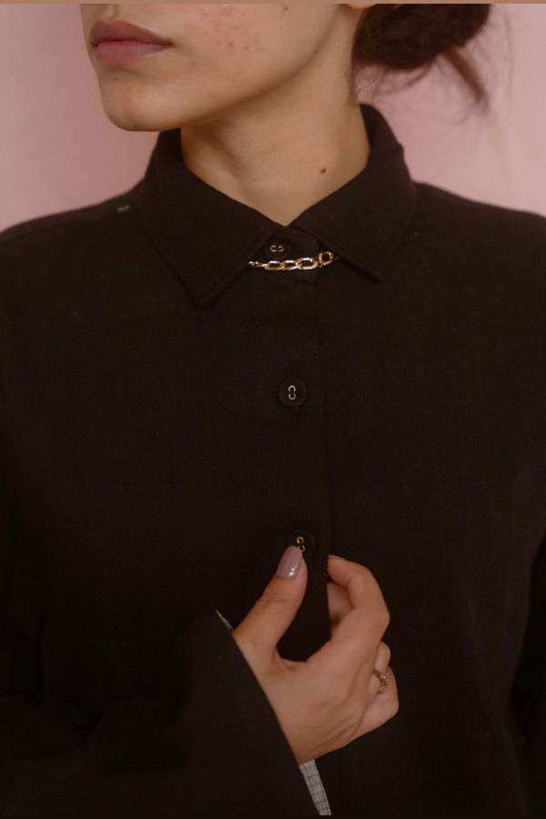 Studio Within City Shacket Jacket - Black