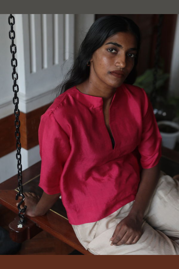 Studio Within Claret Top