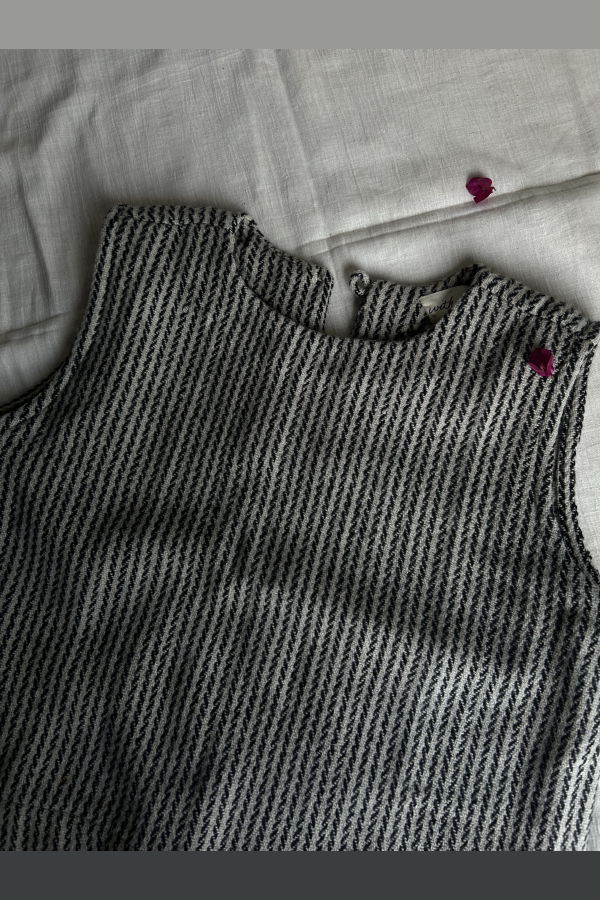 Studio Within Dual Tank Top - Black/White