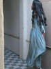 Studio Within Gathered Dress - Dusty Blue - Thumbnail 2