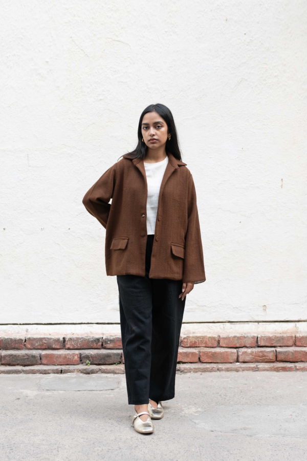 Studio Within Espresso Coat - Brown