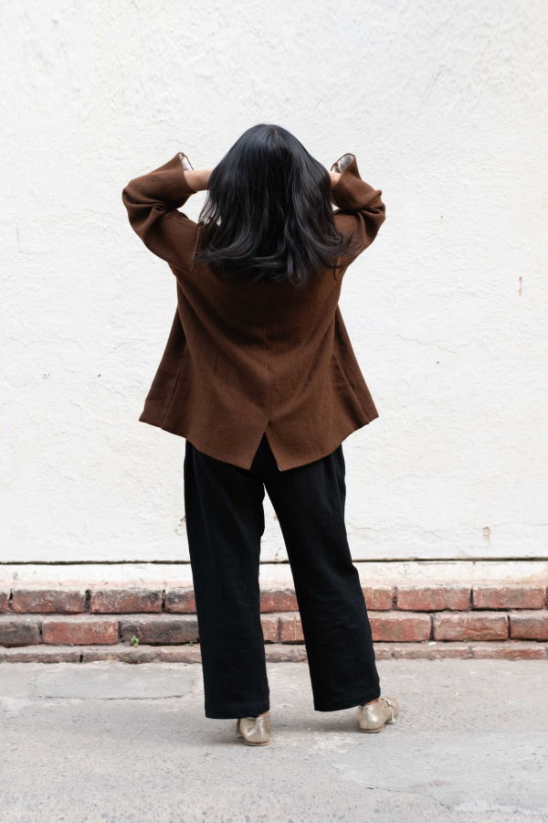 Studio Within Espresso Coat - Brown