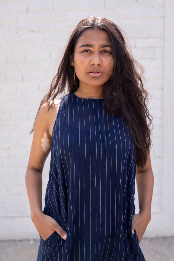 Studio Within Indigo Streams Dress - Deep Indigo