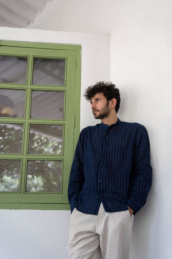 Studio Within Indigo Streams Shirt 