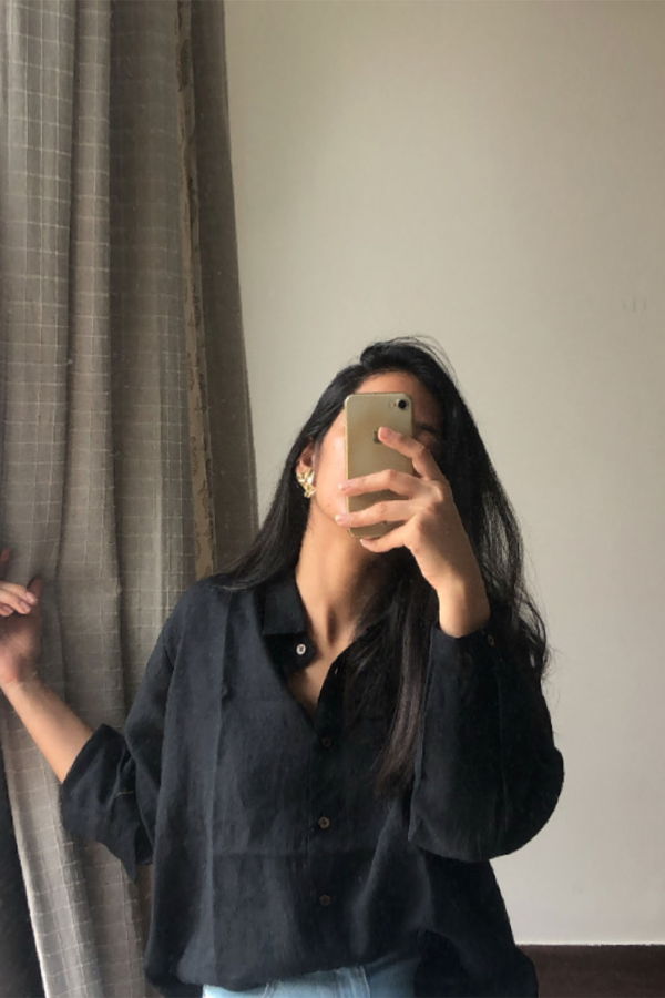 Studio Within Oversized Linen Shirt