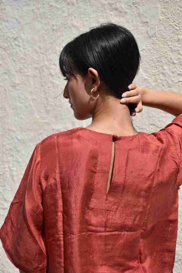 Studio Within Patch Top - Red