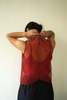 Studio Within Red Organza Vest - Thumbnail 4