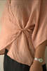 Studio Within Salmon Wrap Top - Salmon - Thumbnail 3