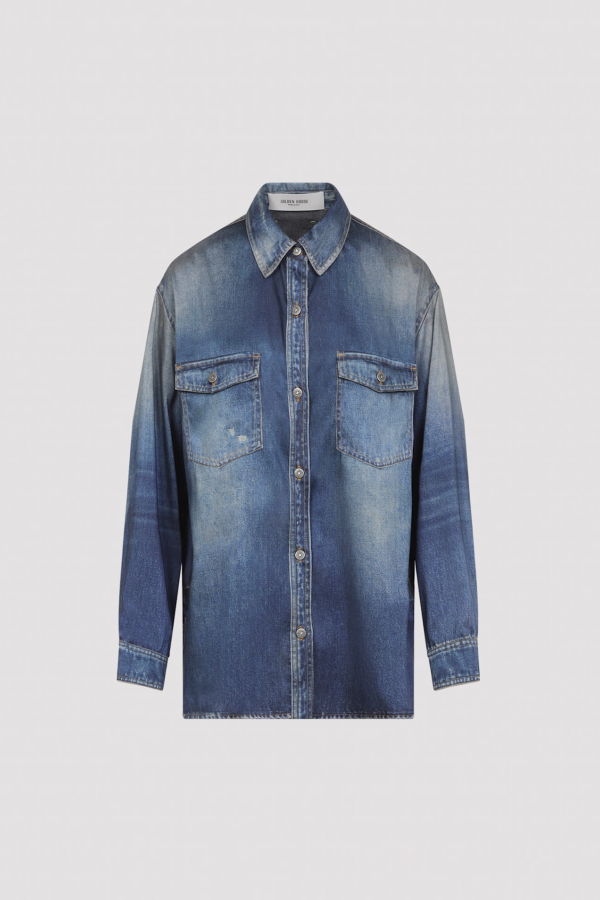 Golden Goose Patty Over Shirt - Blue