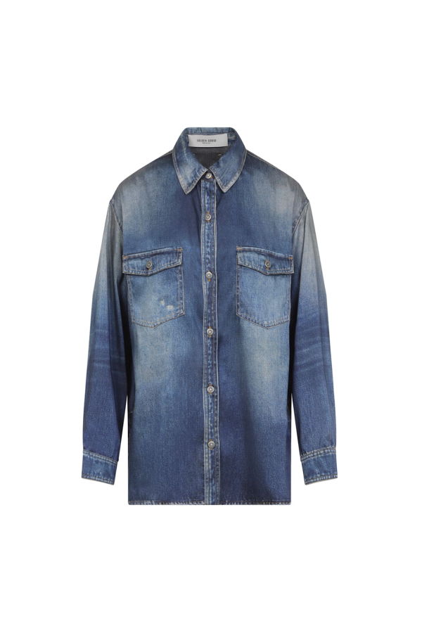 Golden Goose Patty Over Shirt - Blue