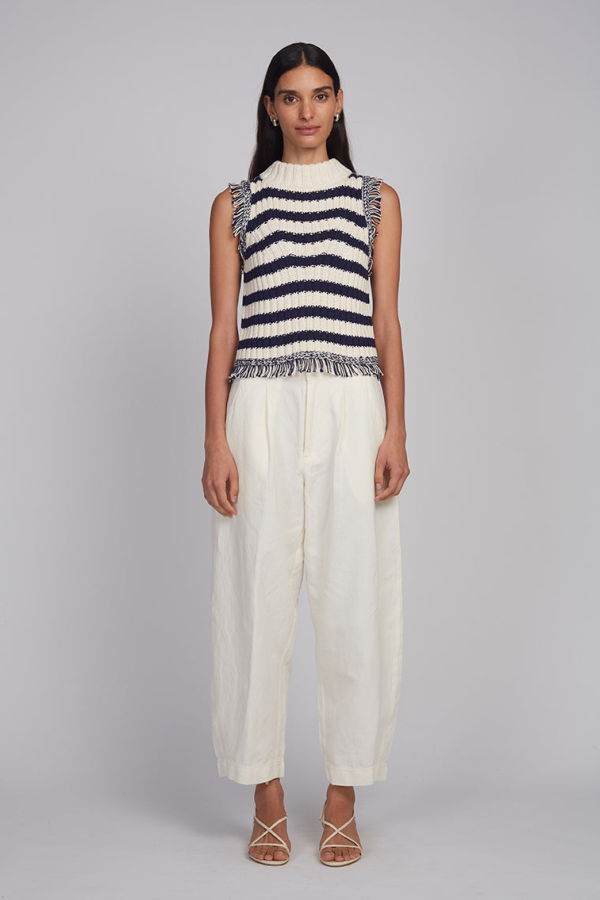 ELEVEN SIX Bria Stripe Sweater Tank