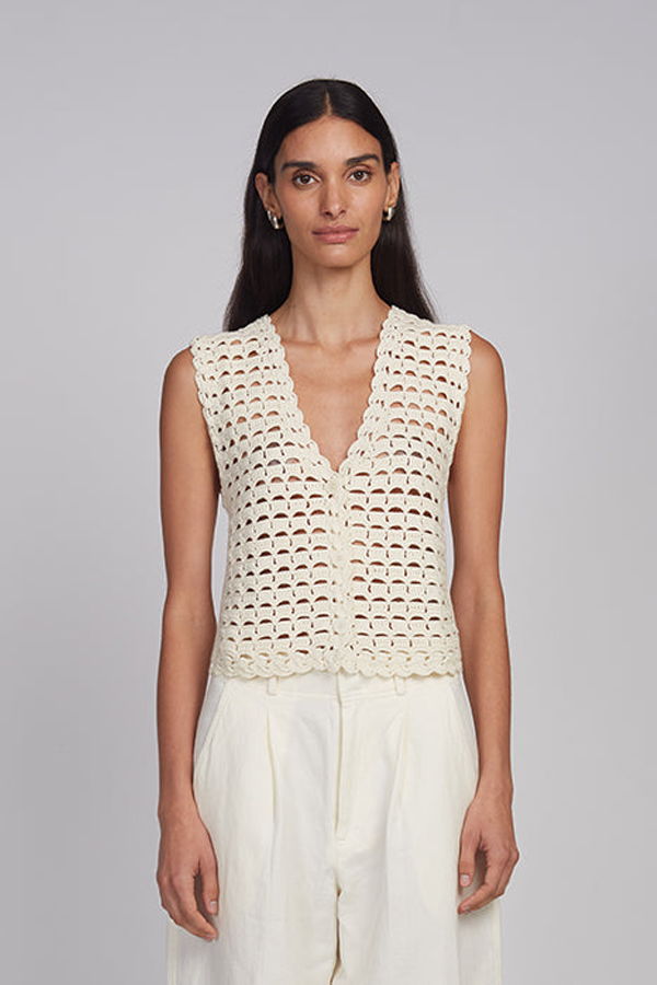 ELEVEN SIX Ellie Crochet Vest