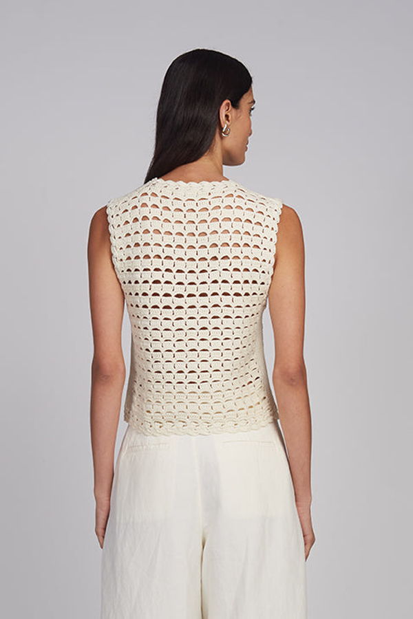 ELEVEN SIX Ellie Crochet Vest