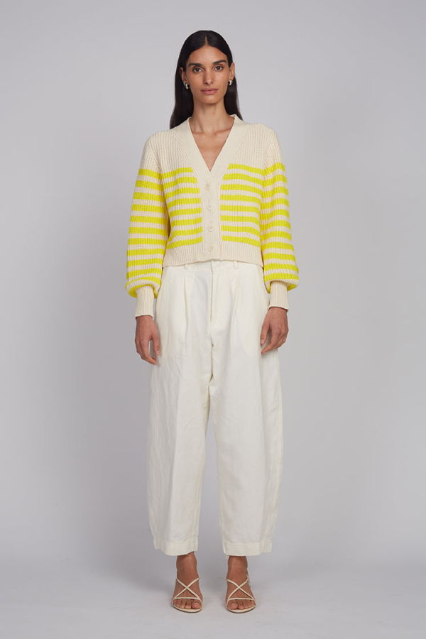 ELEVEN SIX Isla Stripe Cardi Cardigan