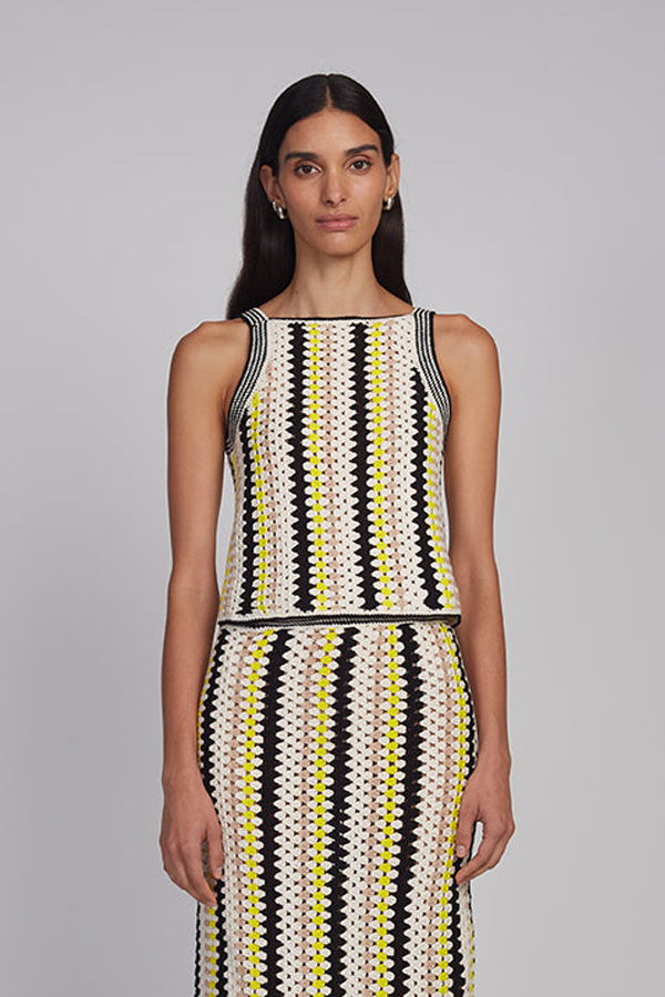 ELEVEN SIX Kerry Crochet Tank