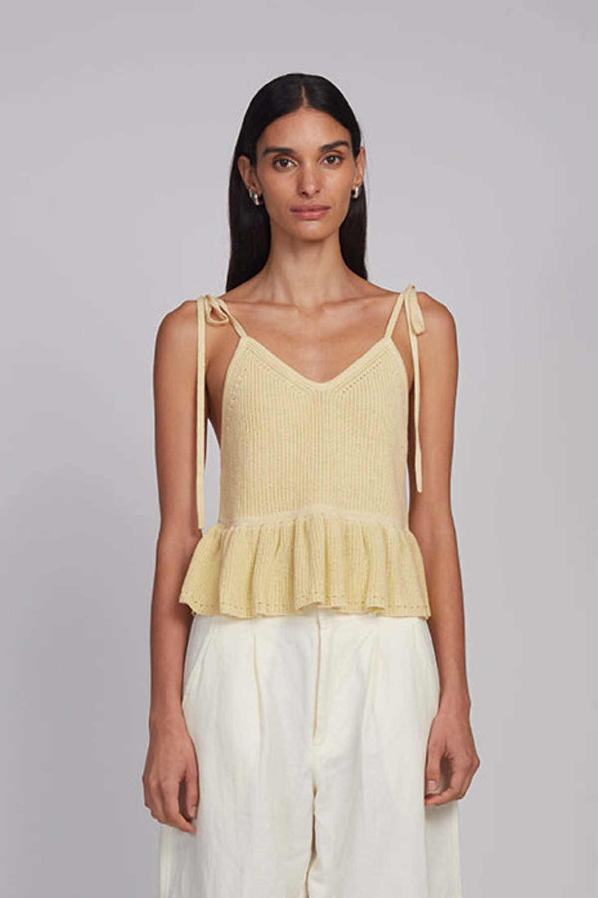 ELEVEN SIX Mali Cami Sweater Tank - Butter - Image 1 of 8