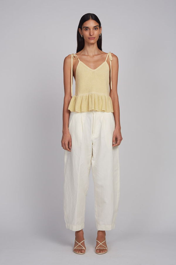 ELEVEN SIX Mali Cami Sweater Tank - Butter