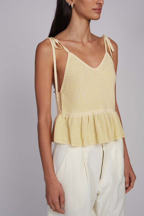 ELEVEN SIX Mali Cami Sweater Tank - Butter