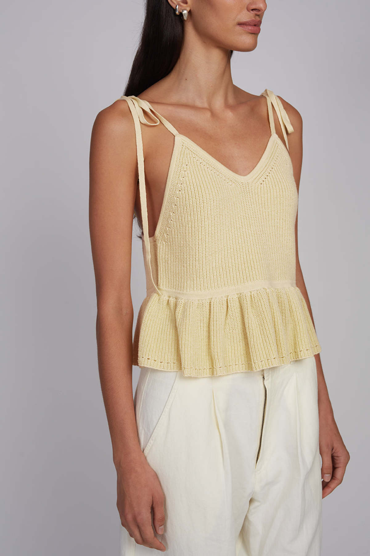 ELEVEN SIX Mali Cami Sweater Tank - Butter - Image 6 of 8