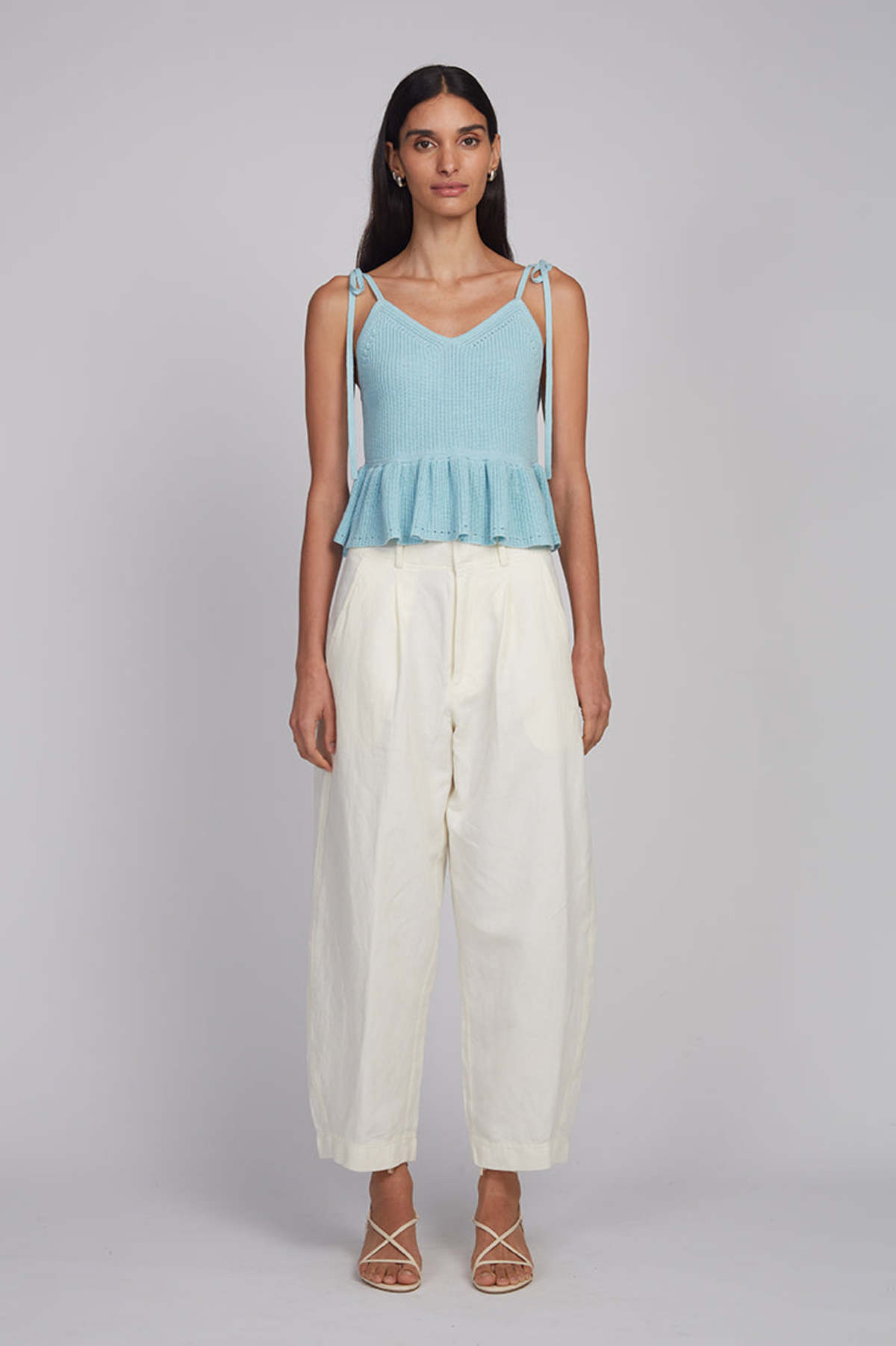 ELEVEN SIX Mali Cami Sweater Tank - Skye Blue - Image 2 of 8