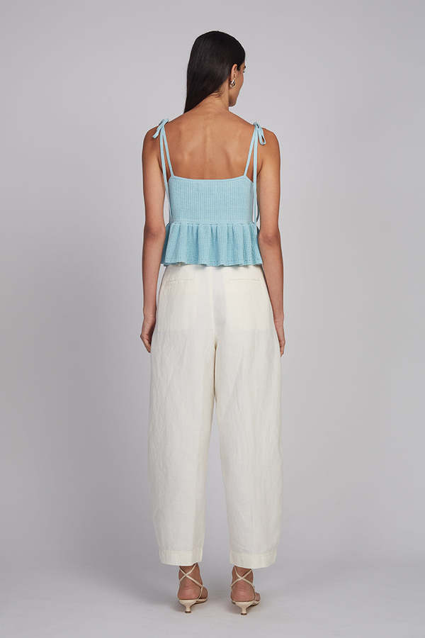 ELEVEN SIX Mali Cami Sweater Tank - Skye Blue