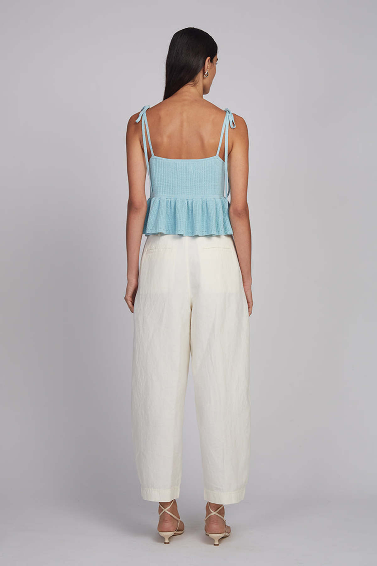 ELEVEN SIX Mali Cami Sweater Tank - Skye Blue - Image 5 of 8