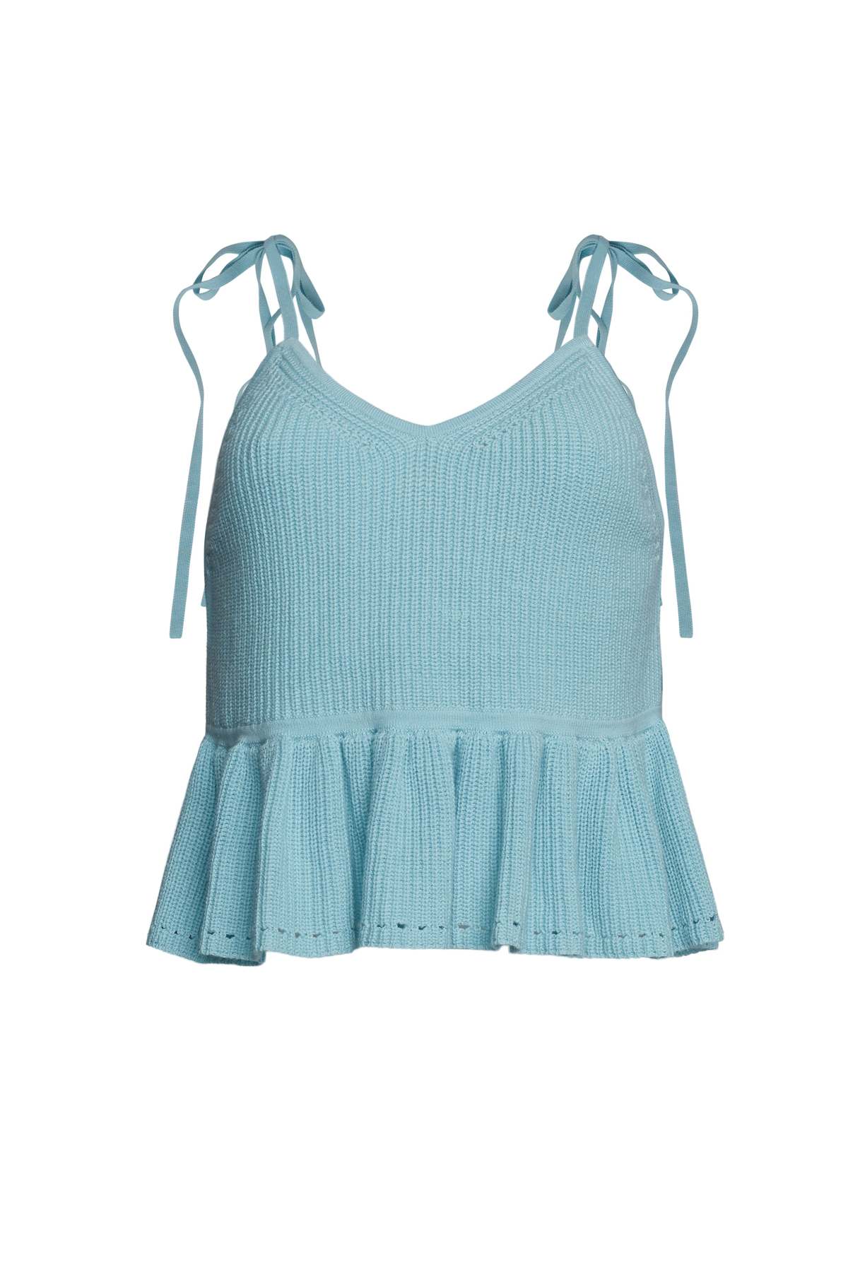 ELEVEN SIX Mali Cami Sweater Tank - Skye Blue - Image 7 of 8