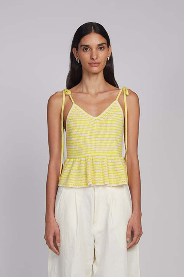 ELEVEN SIX Mali Stripe Cami Tank