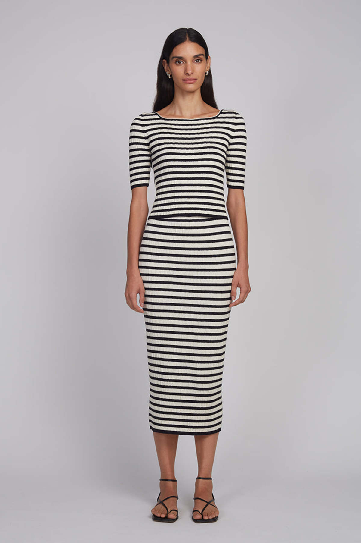 ELEVEN SIX Nena Stripe Top - Butter - Image 2 of 8