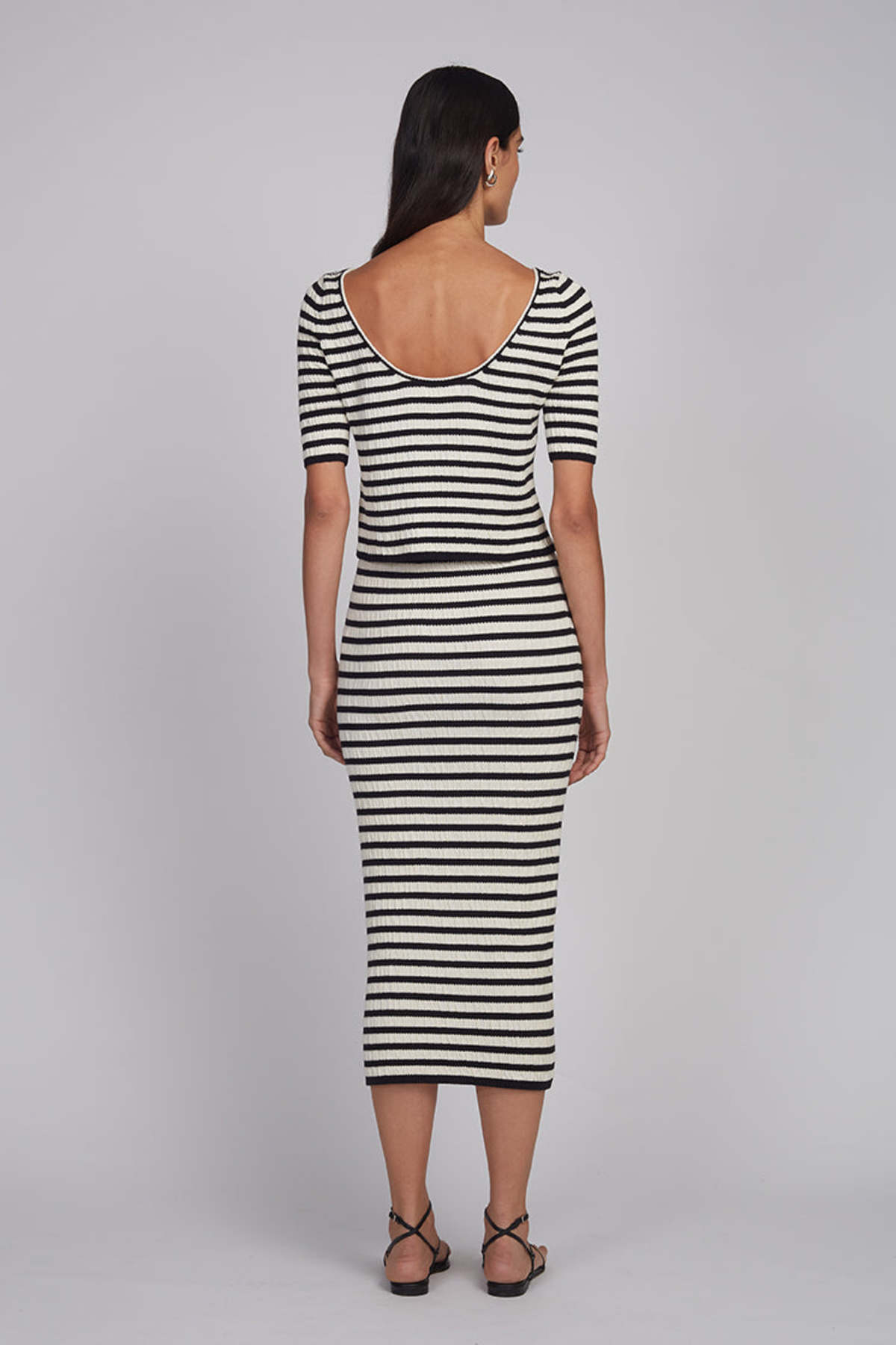 ELEVEN SIX Nena Stripe Top - Butter - Image 4 of 8