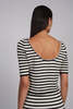 ELEVEN SIX Nena Stripe Top - Butter - Thumbnail 6