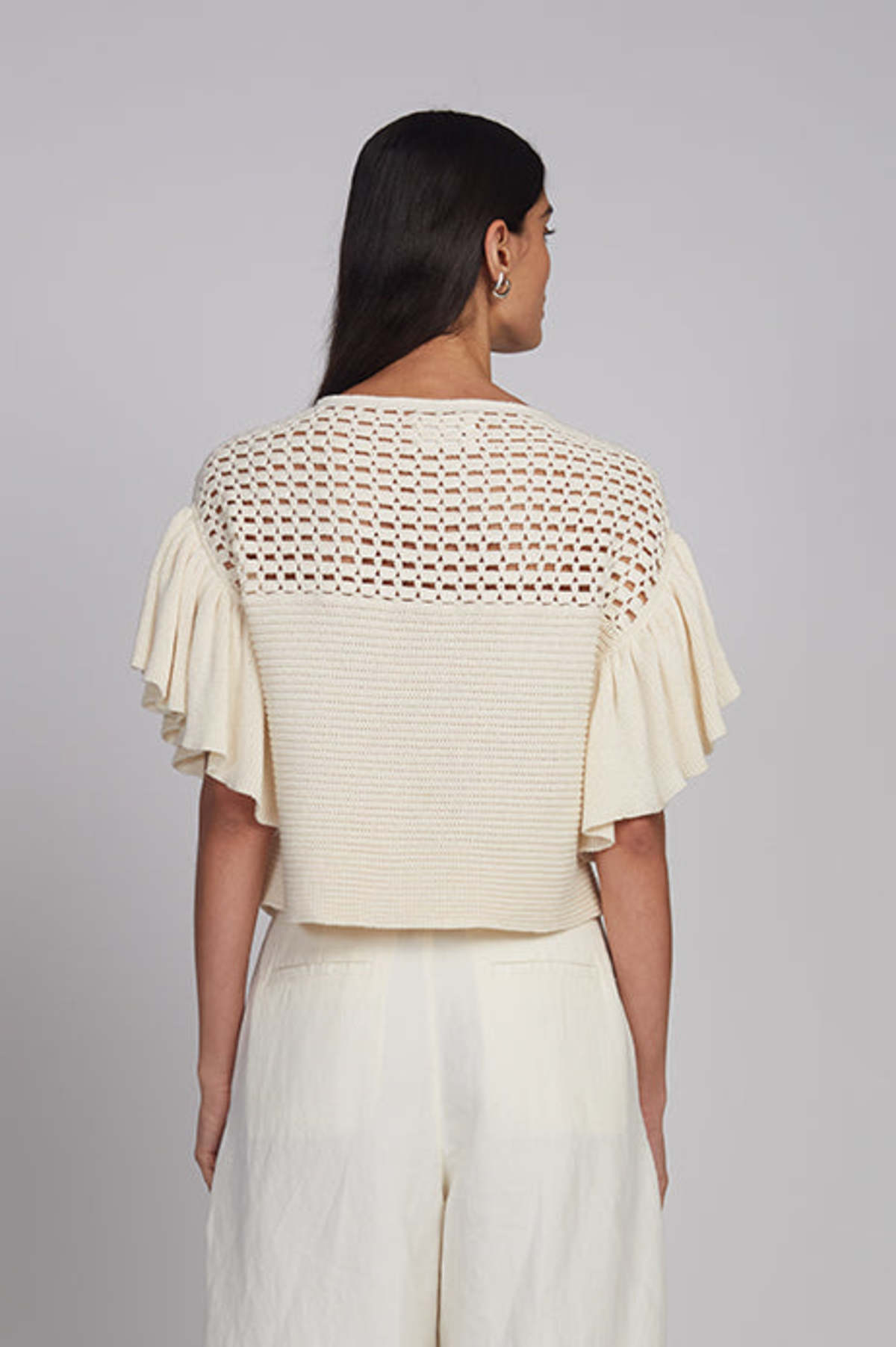 ELEVEN SIX STARLA SWEATER - Cream - Image 5 of 8