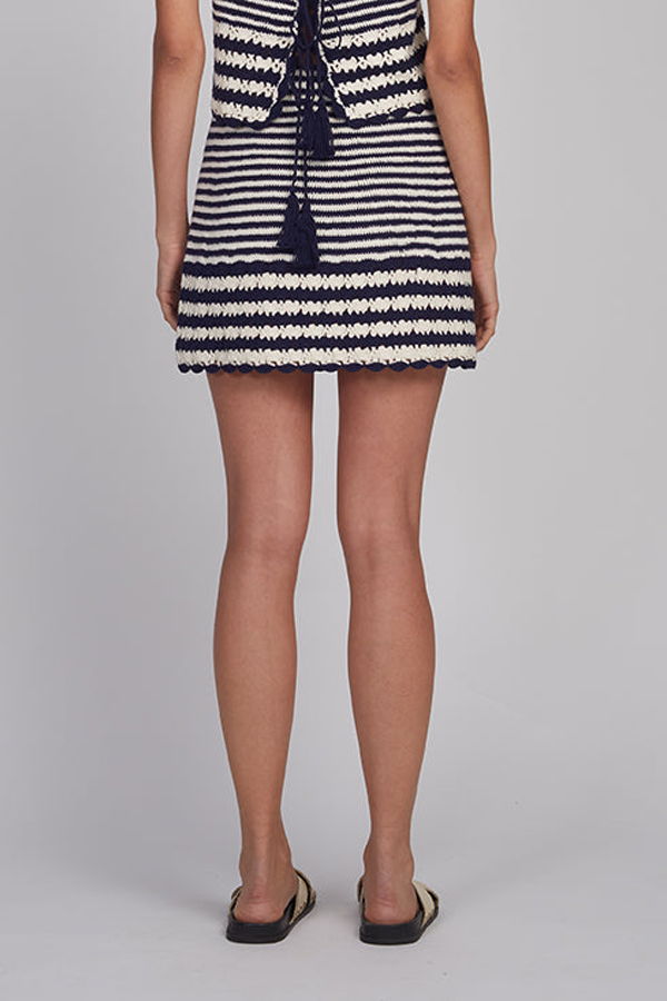ELEVEN SIX Tatum Crochet Mini Skirt