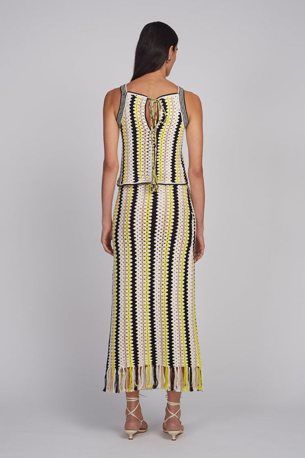 ELEVEN SIX Taylr Crochet Skirt