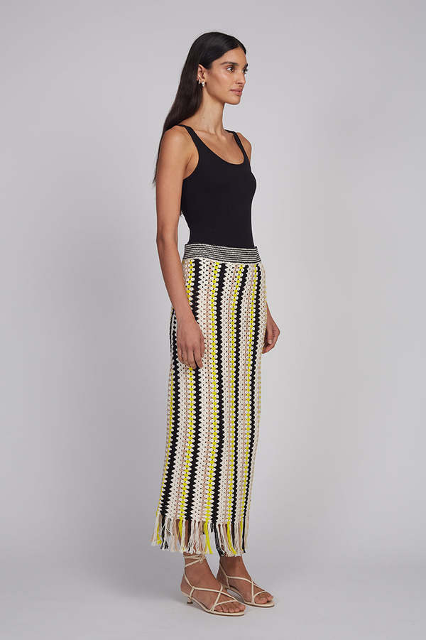ELEVEN SIX Taylr Crochet Skirt