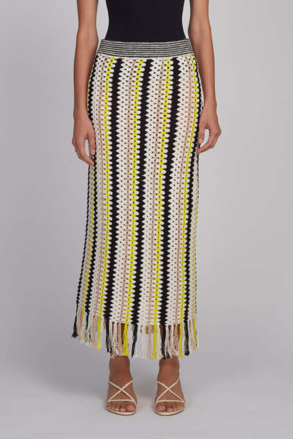 ELEVEN SIX Taylr Crochet Skirt