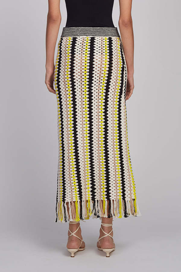 ELEVEN SIX Taylr Crochet Skirt